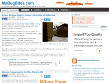 Tablet Screenshot of mybugbites.com